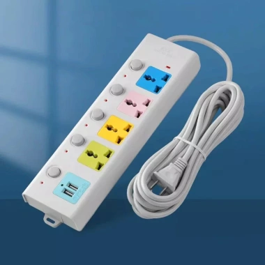 Ổ Cắm Điện Đa Năng USB 4 Ngõ, Chống Giật, Có Chốt An Toàn, Tiết Kiệm Không Gian, Giá Chỉ 60.000₫