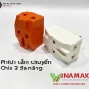 Ổ Cắm Điện Đầu Trâu Vinamax 3 Ngả Đa Năng – Cắm Vừa Mọi Loại Phích, Siêu Gọn, Bền Bỉ, Giá 18.800