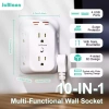 Ổ cắm điện để bàn 1.875W 6 ổ AC + 4 cổng USB 2A2C, chống sét, dải nguồn, chuyển đổi thông minh - Giá ưu đãi 255.200₫ 4