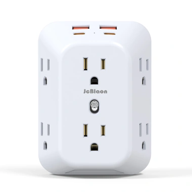 Ổ cắm điện để bàn 1.875W 6 ổ AC + 4 cổng USB 2A2C, chống sét, dải nguồn, chuyển đổi thông minh - Giá ưu đãi 255.200₫ 9