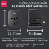 Ổ Cắm Điện DELI Du Lịch Nhỏ Gọn - Chuyển Đổi & Sạc Nhanh 25W, Giá 204.000₫ 9