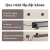 Ổ cắm điện di động đa năng tủ bếp - Thanh trượt thông minh 50/100cm, giao nhanh, giá 229k 6