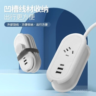 Ổ cắm điện di động đa năng - USB, Type-C, rút lại, dây nối dài, du lịch sinh viên 3 Ổ cắm điện di động đa năng - USB, Type-C, rút lại, dây nối dài, du lịch sinh viên 3