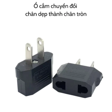 Ổ cắm điện đổi chân dẹp sang tròn - Rẻ vô địch 9.999₫, phích cắm đa dạng 9