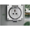 Ổ Cắm Điện Đôi Ngoài Trời IP66 Chống Nước Kèm Công Tắc - Giá chỉ 185.000đ 7