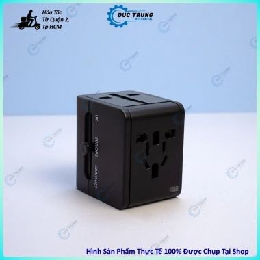 Ổ cắm điện du lịch 1.500W đa năng, sạc nhanh PD 20W, chuyển đổi mọi chân cắm, vỏ ABS chắc chắn - 194.999 3 Ổ cắm điện du lịch 1.500W đa năng, sạc nhanh PD 20W, chuyển đổi mọi chân cắm, vỏ ABS chắc chắn - 194.999 3