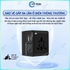 Ổ cắm điện du lịch 1.500W đa năng, sạc nhanh PD 20W, chuyển đổi mọi chân cắm, vỏ ABS chắc chắn - 194.999 6