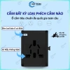 Ổ cắm điện du lịch 1.500W đa năng, sạc nhanh PD 20W, chuyển đổi mọi chân cắm, vỏ ABS chắc chắn - 194.999 7
