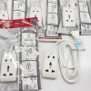 Ổ cắm điện du lịch 2 ổ S11 OC16 OC17 Vinakip dây 2m-3m trắng 10A 250V - Giá chỉ 44.160đ 5