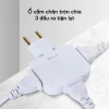 Ổ Cắm Điện Du Lịch 3 Cổng Xoay 360 độ Nhỏ Gọn 2.500W - Giá 12.400₫ 2