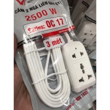 Ổ cắm điện du lịch đa năng 2 lỗ 2/3 chạc 2m S11 2.200W 10A 250V VINAKIP Giá chỉ 42.000 VND 6 Ổ cắm điện du lịch đa năng 2 lỗ 2/3 chạc 2m S11 2.200W 10A 250V VINAKIP Giá chỉ 42.000 VND 6