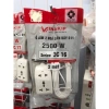 Ổ cắm điện du lịch đa năng 2 lỗ 2/3 chạc 2m S11 2.200W 10A 250V VINAKIP Giá chỉ 42.000 VND 7
