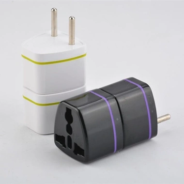 Ổ cắm điện du lịch đa năng 3 chân chéo dẹt sang 2 chấu tròn Hàn Quốc giá 22.000đ 7