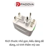 Ổ Cắm Điện Du Lịch Đa Năng PADOVA 5.685 - Chuyển Đổi Nguồn Chuẩn Toàn Cầu, Giá Ưu Đãi 37.000 VND 3