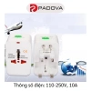 Ổ Cắm Điện Du Lịch Đa Năng PADOVA 5.685 - Chuyển Đổi Nguồn Chuẩn Toàn Cầu, Giá Ưu Đãi 37.000 VND 4