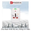 Ổ Cắm Điện Du Lịch Đa Năng PADOVA 5.685 - Chuyển Đổi Nguồn Chuẩn Toàn Cầu, Giá Ưu Đãi 37.000 VND 5