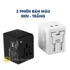 Ổ cắm điện du lịch Hotech 1.500W sạc nhanh PD20W đa năng, chống cháy, chống giật, mọi loại chân cắm OCDCH 9