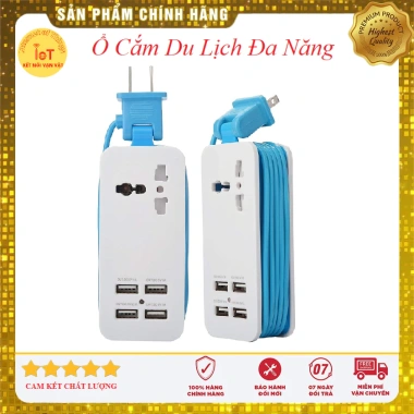 Ổ Cắm Điện Du Lịch Mini 4 Cổng USB 5V - Nhỏ Gọn, Tiện Lợi, Giá 145.000₫ 3