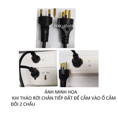 Ổ CẮM ĐIỆN LiOA 3 ĐA NĂNG có Dây Tiếp Đất - An Toàn, Tiện Lợi, Giá 178.000₫ 4 Ổ CẮM ĐIỆN LiOA 3 ĐA NĂNG có Dây Tiếp Đất - An Toàn, Tiện Lợi, Giá 178.000₫ 4