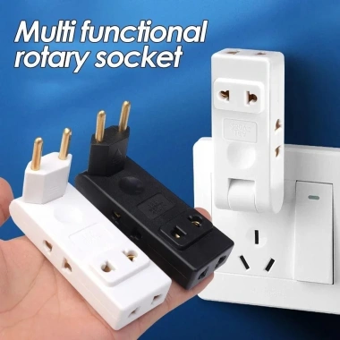 Ổ cắm điện MILTER EU 4 trong 1 - Bộ chuyển đổi phích cắm tường, nguồn mở rộng an toàn, chất lượng cao - 56.430₫