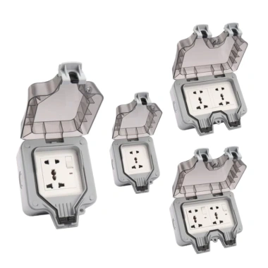 Ổ cắm điện ngoài trời IP67 chống nước – Dễ lắp, an toàn cho sân vườn, miễn phí giao hàng, 60.000₫ 2