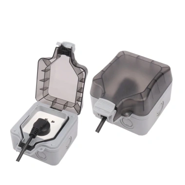 Ổ cắm điện ngoài trời IP67 chống nước – Dễ lắp, an toàn cho sân vườn, miễn phí giao hàng, 60.000₫ 4