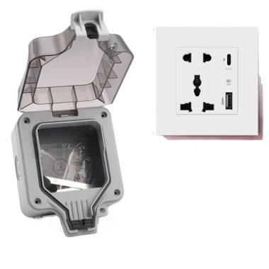 Ổ cắm điện ngoài trời không thấm nước, chất tốt, bảo hành 2 năm, chỉ 112.000₫ 4