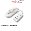 Ổ Cắm Điện Taky 2m Liền Dây Nối Dài - 2 Lỗ 2 Chạc & 3 Chạc An Toàn Tiện Dụng 108.900 VND 2