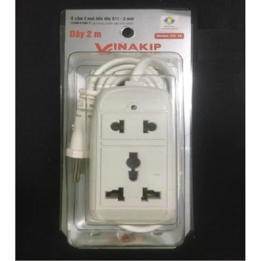Ổ Cắm Điện Taky 2m Liền Dây Nối Dài - 2 Lỗ 2 Chạc & 3 Chạc An Toàn Tiện Dụng 108.900 VND 8