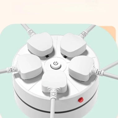 Ổ Cắm Điện Thông Minh 2m 3 USB, Công Suất 2.500W, Đa Năng, Dây Dài 2m 6 Ổ Cắm Điện Thông Minh 2m 3 USB, Công Suất 2.500W, Đa Năng, Dây Dài 2m 6