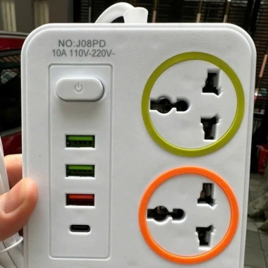 Ổ Cắm Điện Thông Minh 8 Lỗ 4 USB - An Toàn, Chống Giật, Chịu Tải 2.200W, Giá Ưu Đãi 110k 2
