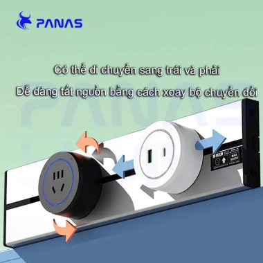 Ổ cắm điện thông minh gắn tường 220-250V 32A độ dài 300-1.000mm - Giá 329.500₫ 3