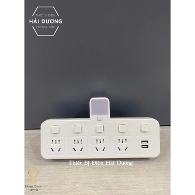 Ổ Cắm Điện Thông Minh OD-326 Đèn Chuyển Đổi, USB Sạc An Toàn Chống Giật 89.000₫