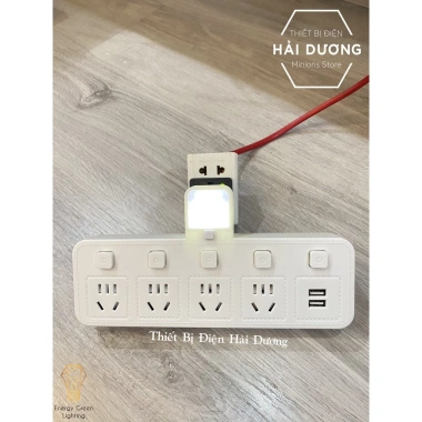 Ổ Cắm Điện Thông Minh OD-326 Đèn Chuyển Đổi, USB Sạc An Toàn Chống Giật 89.000₫