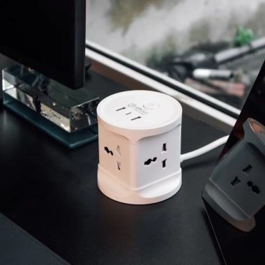 Ô cắm điện UPGEN T1 PRO 2 USB và TypeC, 2.500W, dây 2.5m - Giá chỉ 310.000₫ 8 Ô cắm điện UPGEN T1 PRO 2 USB và TypeC, 2.500W, dây 2.5m - Giá chỉ 310.000₫ 8