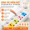 Ổ Cắm Điện USB Đa Năng 2.500W Dài 4m Chống Giật, Khóa Bảo Vệ - Giá Giảm 65.999₫ 4