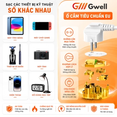 Ổ Cắm Điện USB Đa Năng 2.500W Dài 4m Chống Giật, Khóa Bảo Vệ - Giá Giảm 65.999₫ 8 Ổ Cắm Điện USB Đa Năng 2.500W Dài 4m Chống Giật, Khóa Bảo Vệ - Giá Giảm 65.999₫ 8
