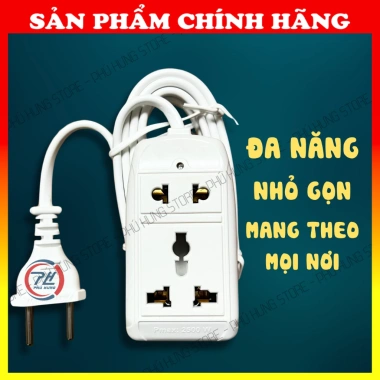 Ổ cắm điện Vinakip đa năng liền dây du lịch – Chính hãng, chỉ 46.300 VND