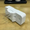 Ổ cắm đôi 3 chấu trắng, công tắc tiện lợi, du lịch, giảm giá 22% chỉ 63.000₫ 4