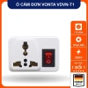Ổ cắm đơn chuyển đổi Vonta VDVN-T1 có công tắc nguồn - Giá chỉ 69.000đ