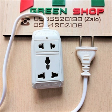 Ổ cắm du lịch 2 cổng 2-3m dài, tiện cắm sạc, giá chỉ 39.900đ giảm mạnh 6
