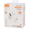 Ổ Cắm Du Lịch 2.000W LDNIO Z8 - Sạc Nhanh 45W/65W, Hỗ trợ UK/US/EU, 2 Type‑C + 1 USB, Giá 518.000₫
