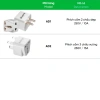Ổ cắm du lịch 3 chân kiểu Anh AD2 MPE - Giá chỉ 26.868₫, tiết kiệm và an toàn 3