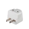 Ổ cắm du lịch 3 chân vuông MPE AD2 + 2 chân dẹp AD1 chính hãng - Giá chỉ 27.000đ 3
