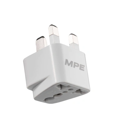 Ổ cắm du lịch 3 chân vuông MPE AD2 + 2 chân dẹp AD1 chính hãng - Giá chỉ 27.000đ