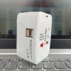 Ổ cắm Du Lịch 3 chấu đa năng Universal Travel Adapter, cổng USB, nhỏ gọn, mang đi bỏ túi - 59.000 VND 4