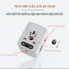Ổ Cắm Du Lịch Automatik - Cốc Sạc Đa Năng Toàn Cầu, Chuyển Đổi 4 Quốc Gia, Giá Giảm 195k 8