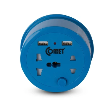 Ổ Cắm Du Lịch COMET CES9.111 Dây Quay Tròn 1m 2 USB, 3 Chấu, 2 Chấu, Giá 114.782₫ 6