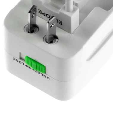 Ổ cắm du lịch đa năng 1.200W Universal Travel Adapter – An toàn, giá 69.000₫