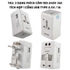 Ổ cắm du lịch đa năng 3 dạng MPE Seri TA – Kết nối mọi nơi, tiện lợi tối đa, giá 103.491₫ 9